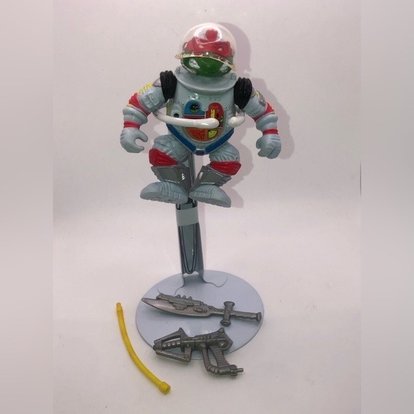 90S TMNT Raph the Space Cadet Action Figure 100% Complete w Accessories - Picture 1 of 4